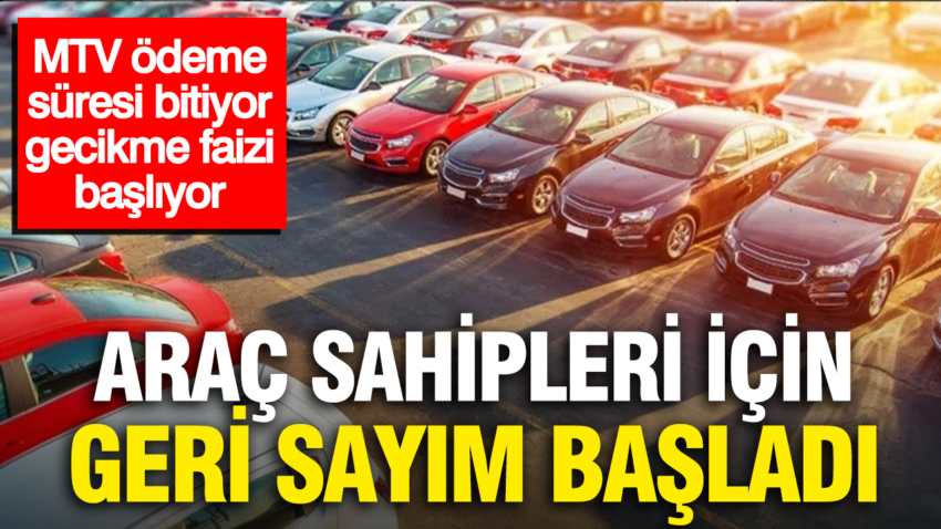 Arac sahipleri icin geri sayim basladi mtv odeme suresi bitiyor gecikme faizi basliyor r8wYSez5.png