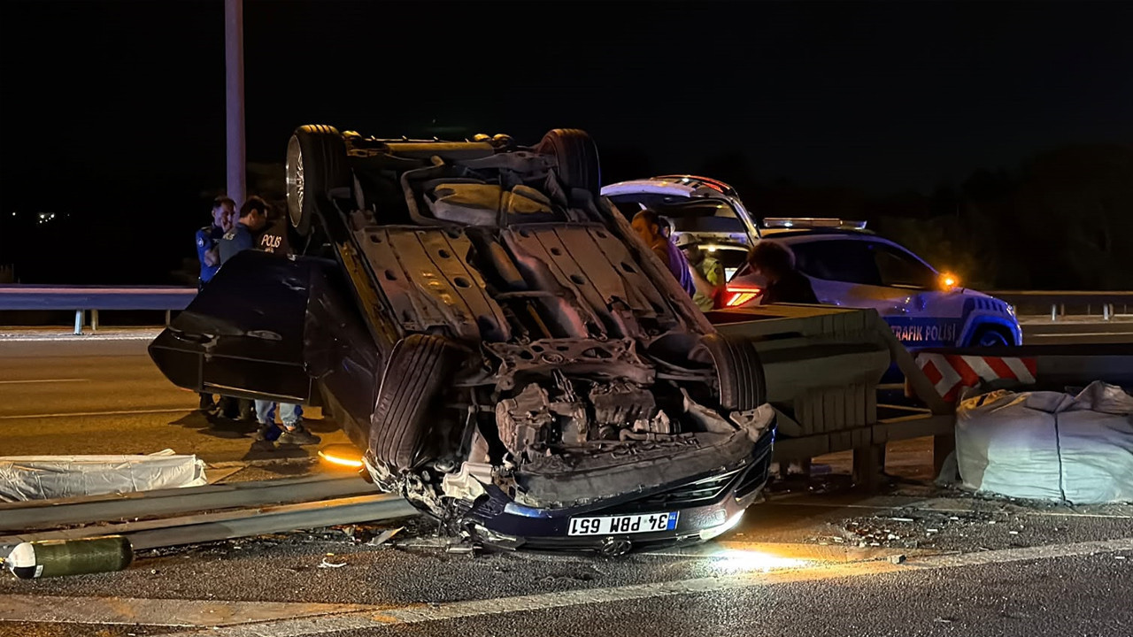 Aşırı hız facia ile bitti: Beykoz TEM’de gece yarısı can pazarı