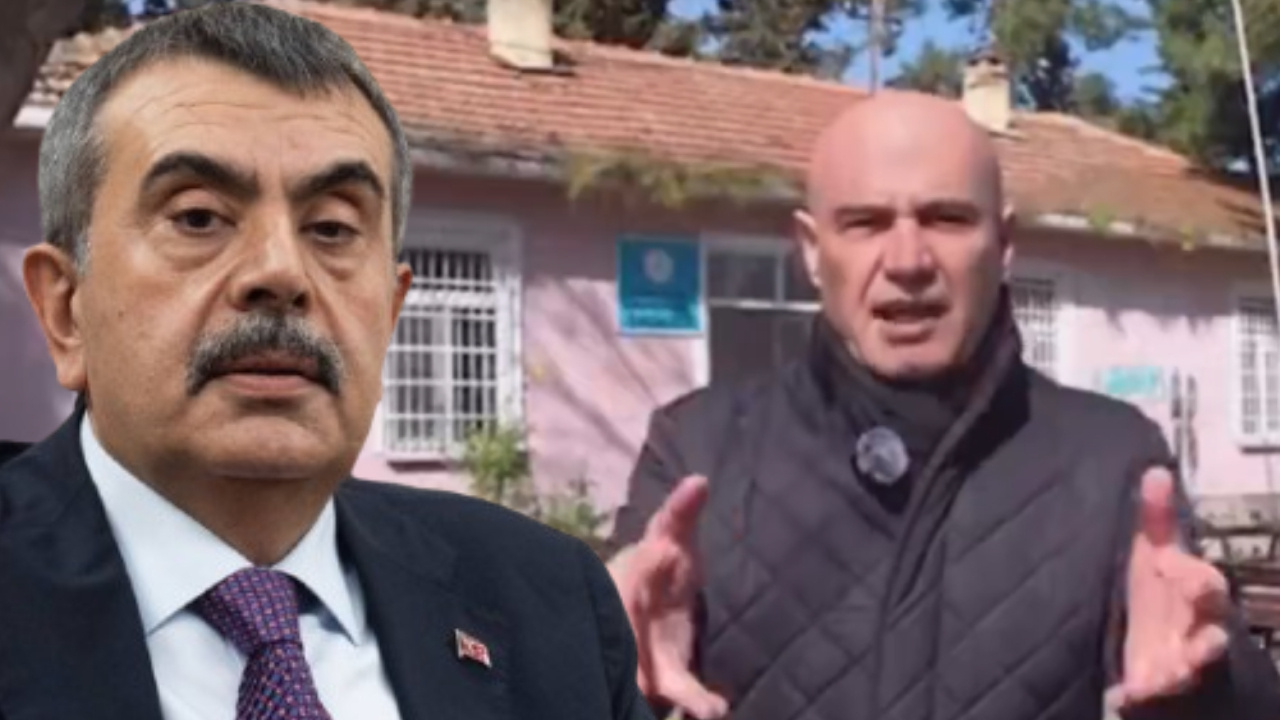 Bakan Tekin “Soba yoktu” dedi İYİ Partili Çömez harabeden yanıt verdi! “Okulları tarumar ettiniz”