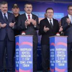 Bakanlar tekin ve ciftci erzurumda temel atma ve konut anahtar teslim torenine katildi TMjTYQfY.jpg