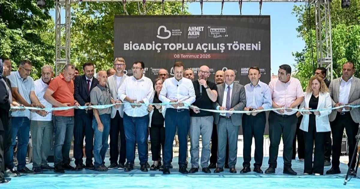 Balıkesir Büyükşehir’den Bigadiç’e çifte hizmet