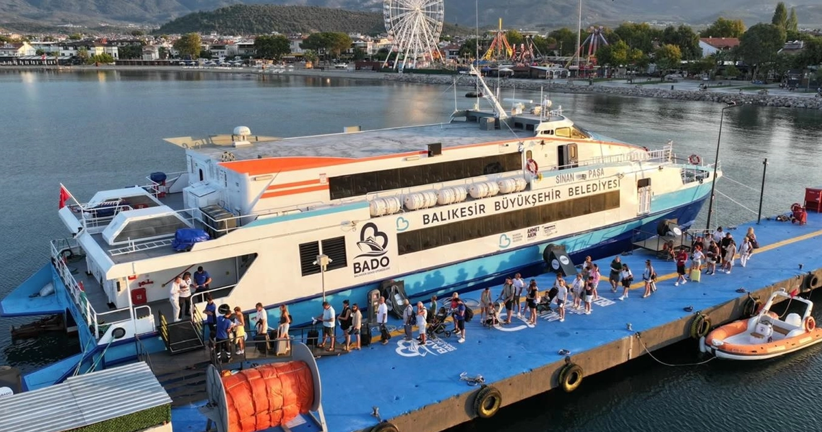 Balıkesir’de Akçay-Midilli seferlerine yoğun ilgi