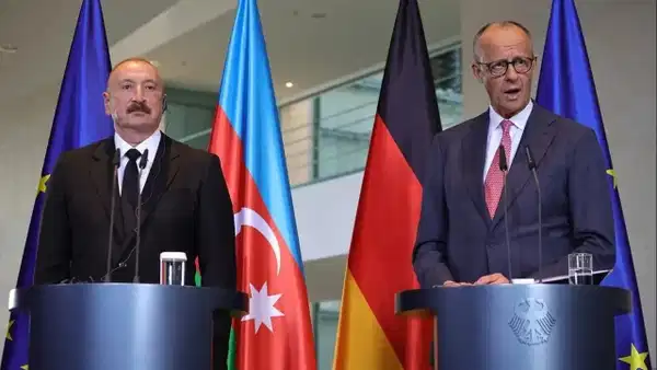 Berlin baku hattinda kriz aliyev gizli toplantiyi acikladi merz bilgim yok dedi veY7279J.jpg