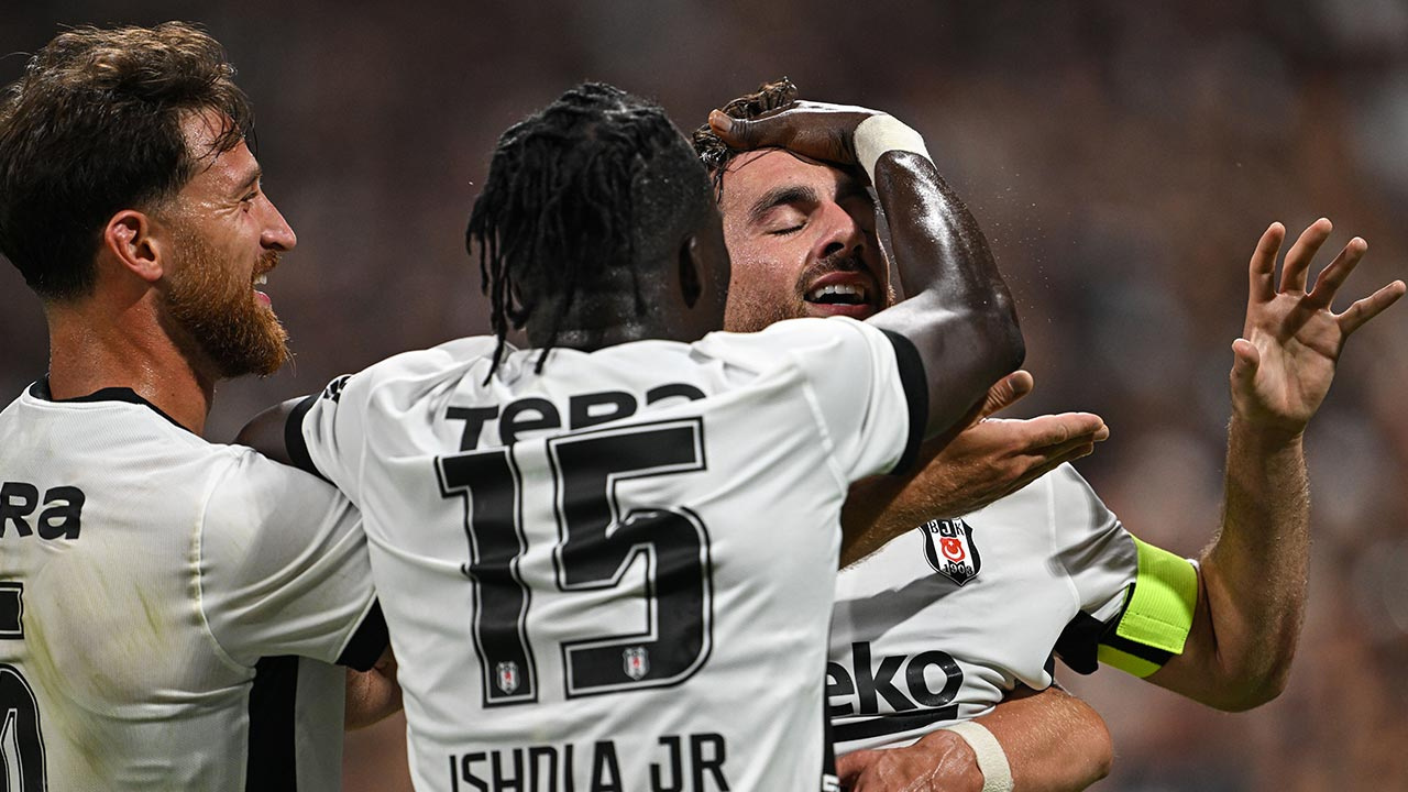 Beşiktaş Orkun Kökçü ile kazandı: Midtjylland’a karşı avantajı kaptı