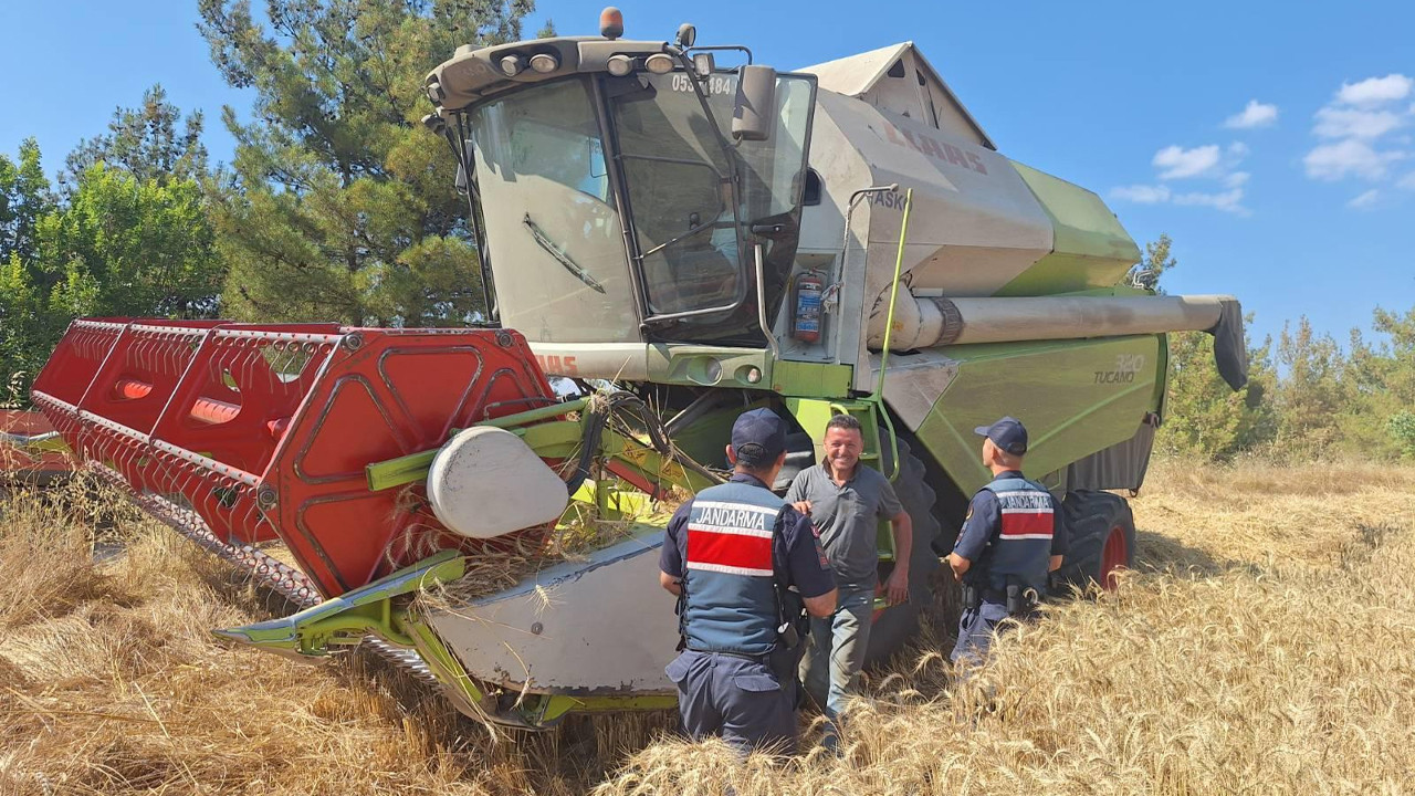 Bilecik’te jandarma tarlalarda yangın riskine karşı sahada