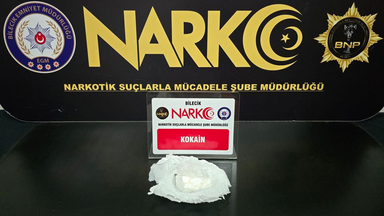 Bilecik’te kokain operasyonu: 1 gözaltı