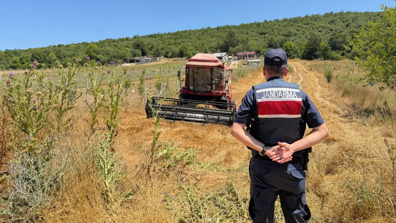 Bilecik’te su tankersiz çalışan biçerdöver sahibine ceza