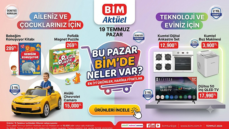 BİM aktüel ürünler kataloğu yeni indirimleri neler?