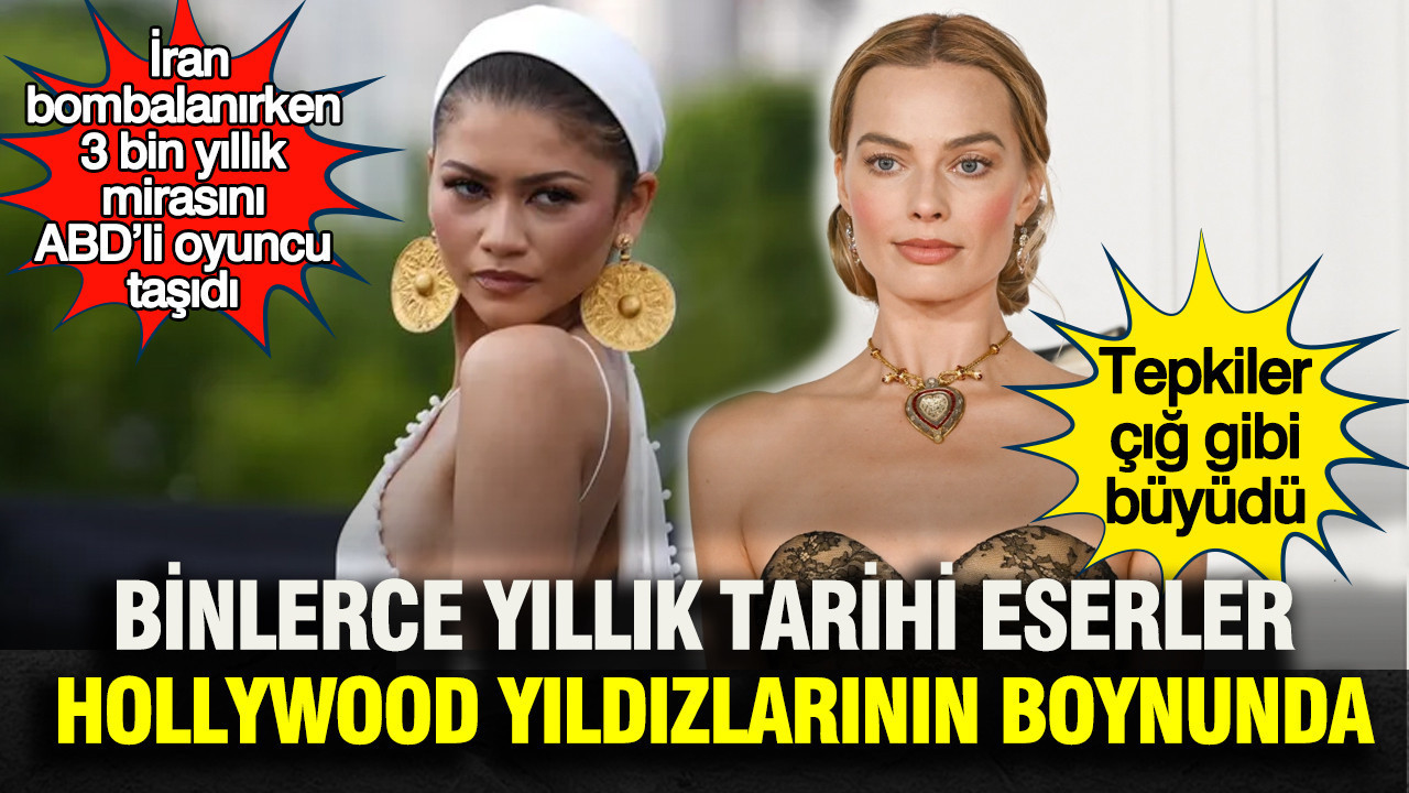 Binlerce yıllık tarihi eserler Hollywood yıldızlarının boynunda: Tepkiler çığ gibi büyüdü