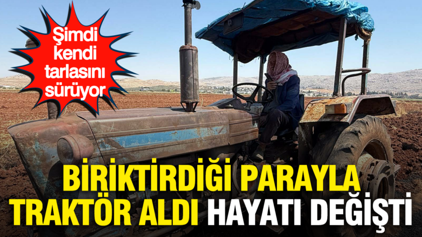 Biriktirdigi parayla traktor aldi hayati degisti simdi kendi tarlasini suruyor ye9P1Fq3.png