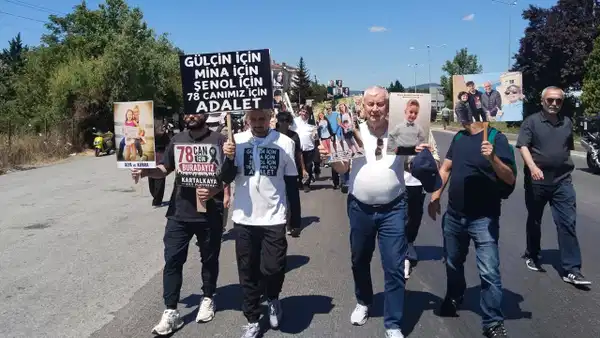 Bolu’dan başlayan 186 kilometrelik ’78 Can İçin Adalet Yürüyüşü’ Ulus’ta tamamlanacak