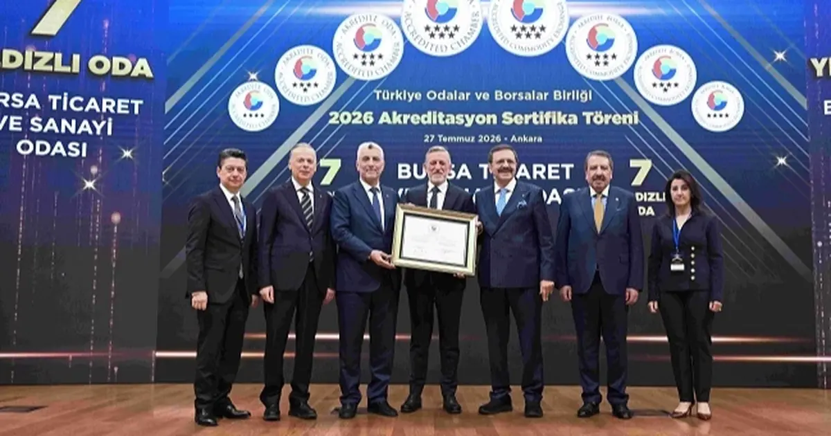 BTSO’nun hizmet kalitesine 7 yıldızlı tescil
