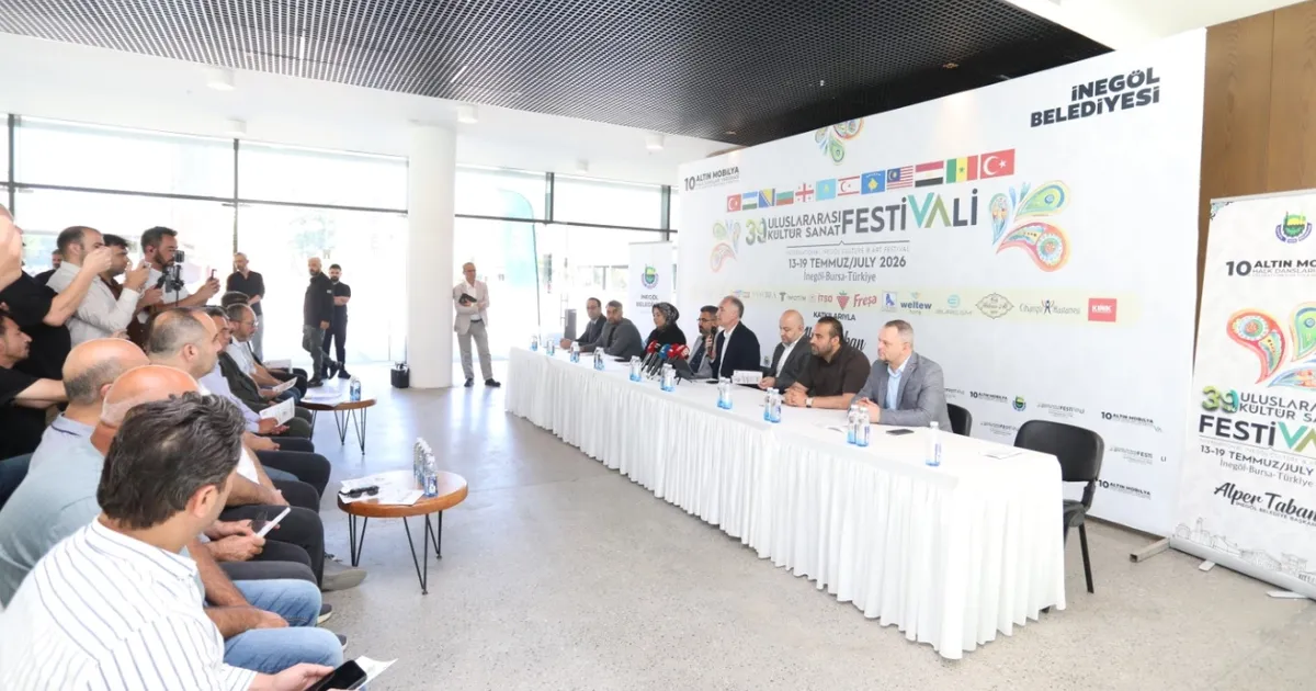 Bursa İnegöl’de 39. Uluslararası Kültür Sanat Festivali başlıyor