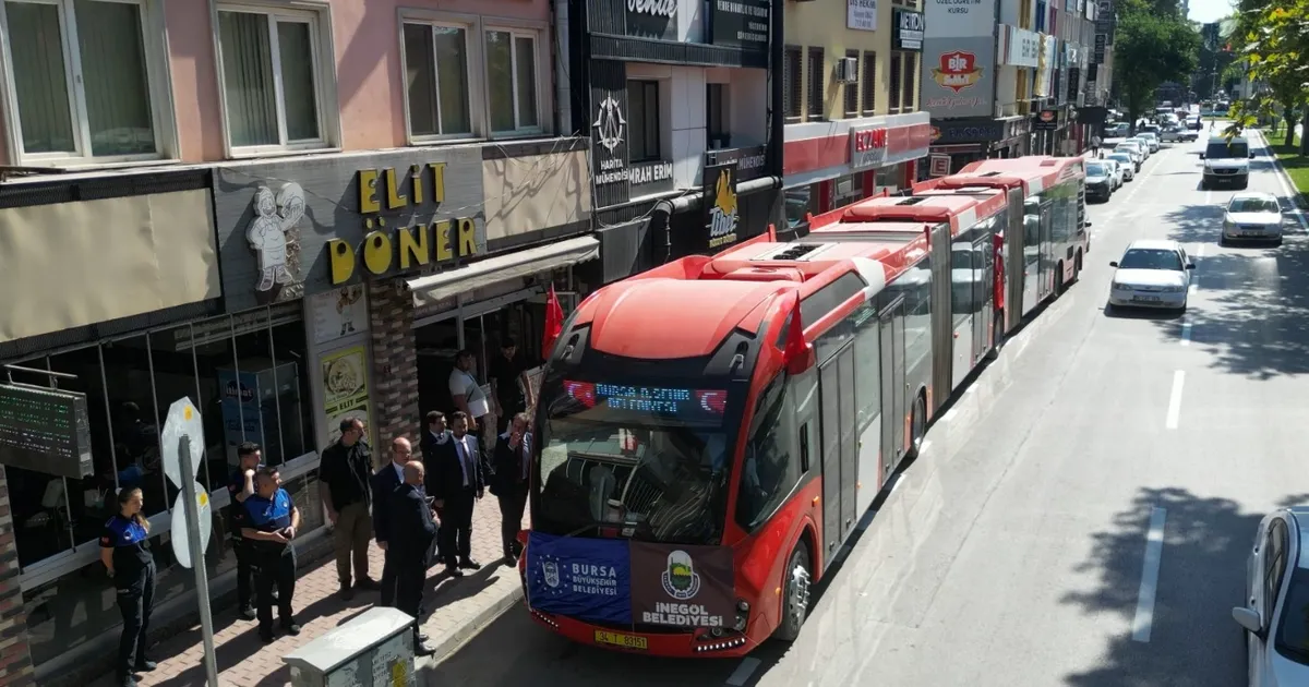 Bursa İnegöl’e metrobüs geliyor
