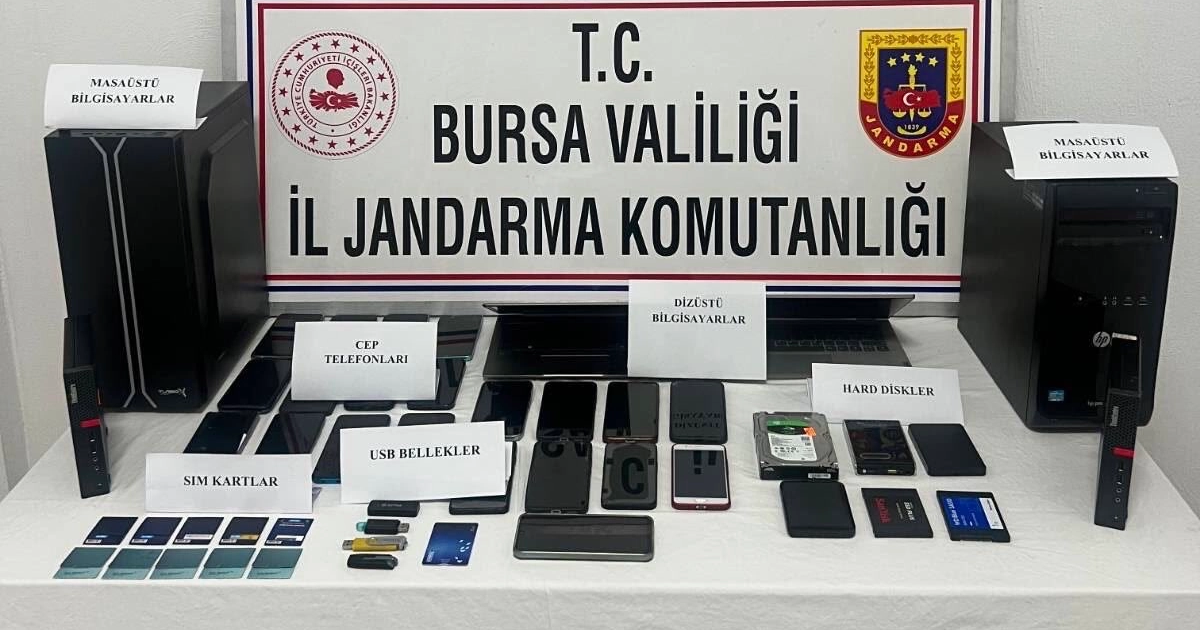 Bursa Jandarması’ndan milyonluk dolandırıcılık operasyonu: 7 tutuklama!