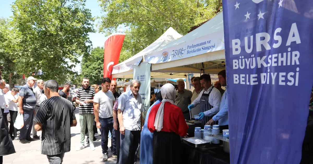 Bursa’da aşure bereketi Yenişehir’de