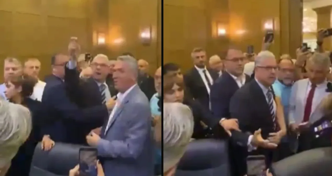 Bursa’da ‘İsmet İnönü2 tartışması meclisi karıştırdı: CHP’li isim su şişesi fırlattı