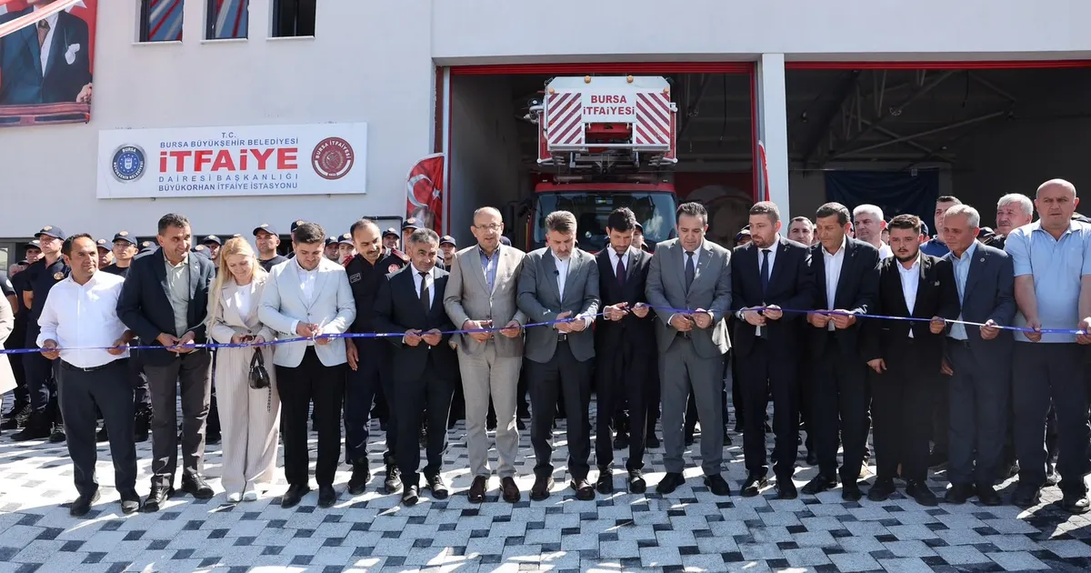 Büyükorhan tam donanımlı itfaiye binasına kavuştu