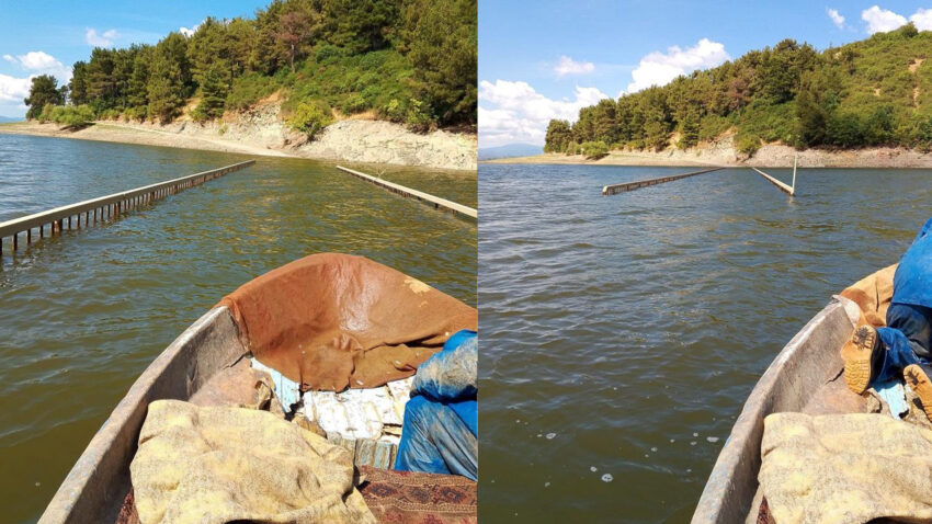Canakkale yenice gonen barajinda sular cekildi tarihi haydaroba koprusu kendini gosterdi 7zSuUTBX.jpg