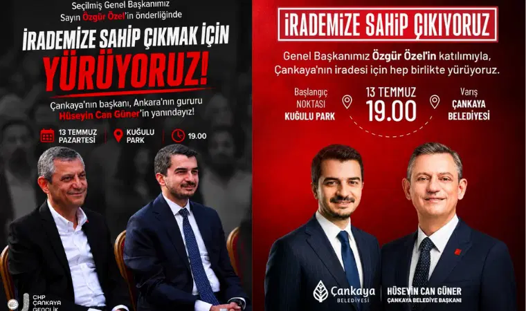 Çankaya Belediyesi operasyonuna tepki yürüyüşü: ‘İktidara ve işbirlikçilere gücümüzü gösterelim’