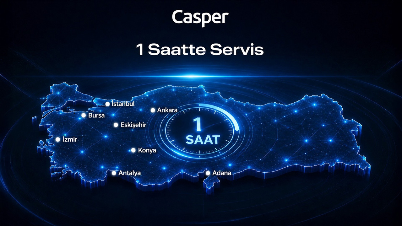 Casper 1 Saatte Servis verilerini paylaştı: Yaklaşık 8 bin cihaz 1 saatte onarıldı