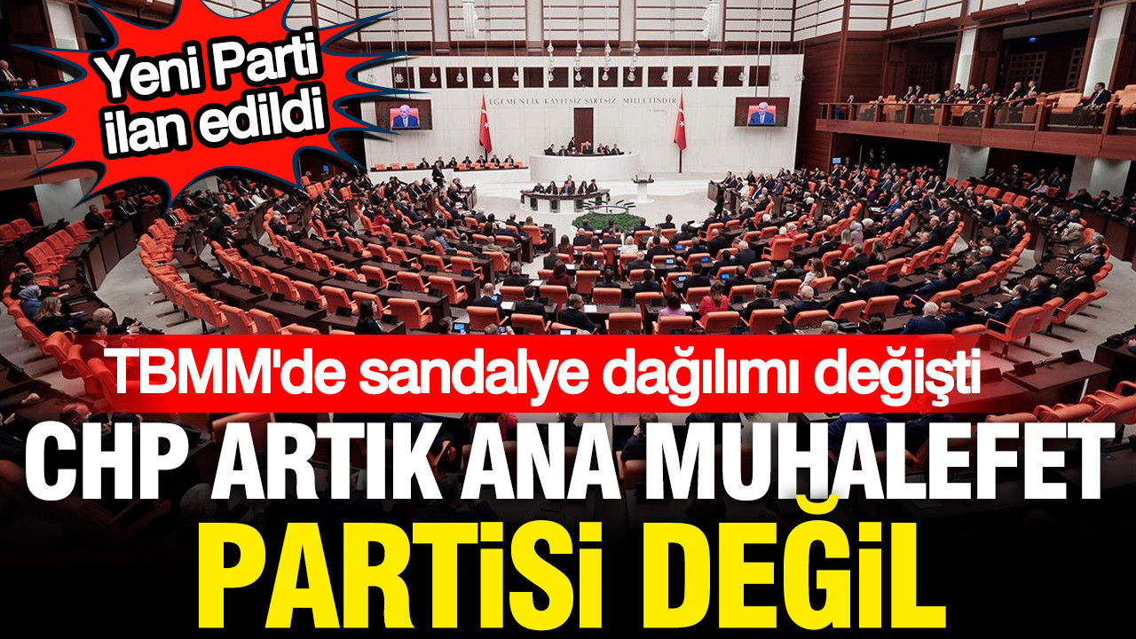 CHP artık ana muhalefet değil