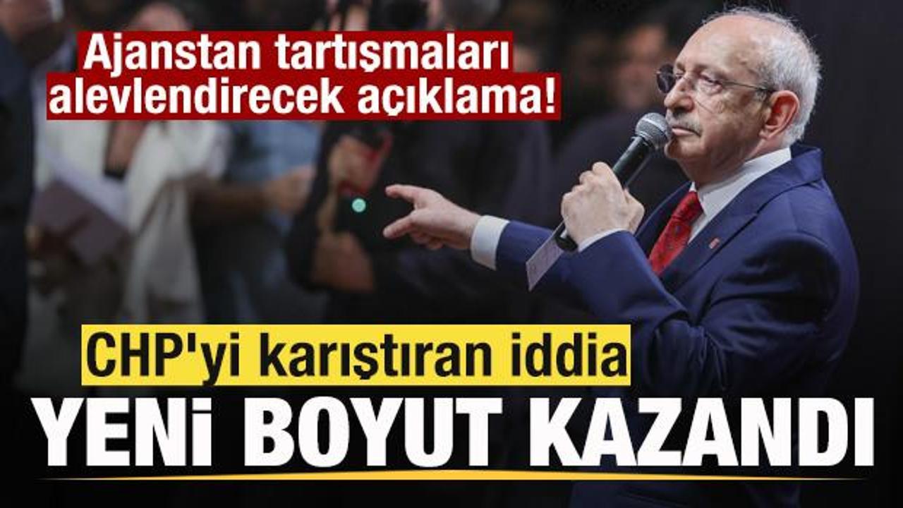 CHP’yi karıştıran iddia yeni boyut kazandı! Ajanstan tartışmaları alevlendirecek açıklama!
