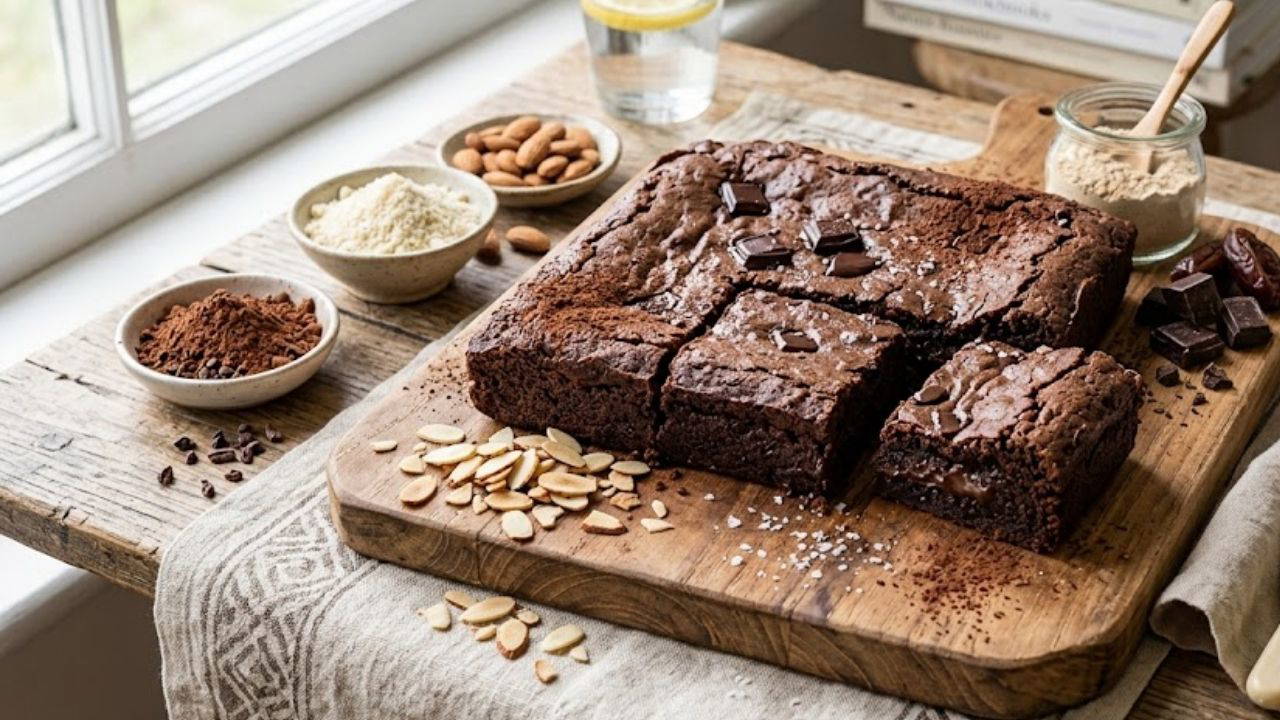 Çölyak dostu: Badem unlu, yüksek proteinli brownie tarifi…