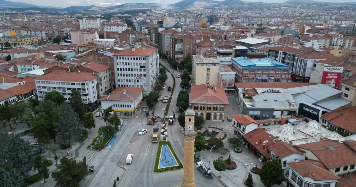 Çorum’da Gazi Caddesi’nde altyapı çalışmaları tamamlandı