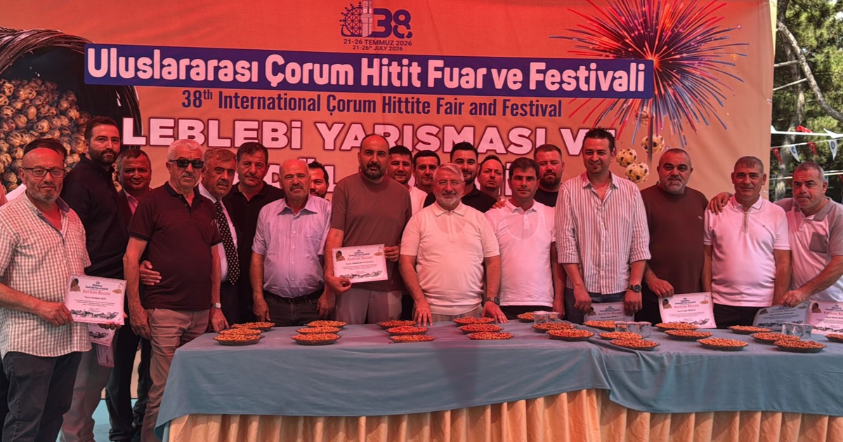 Çorum’da leblebi yarışması renkli geçti