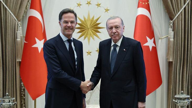 Cumhurbaşkanı Erdoğan Külliye’de NATO Genel Sekreteri Rutte’yi kabul etti