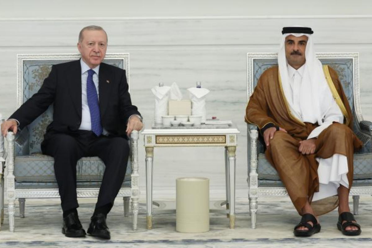 Cumhurbaşkanı Erdoğan ve eşi Emine Erdoğan’dan Katar’a taziye ziyareti