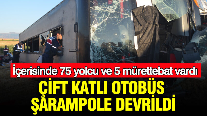 D 100 karayolunda dehset anlari cift katli otobus sarampole devrildi SUn2Jc8a.jpg