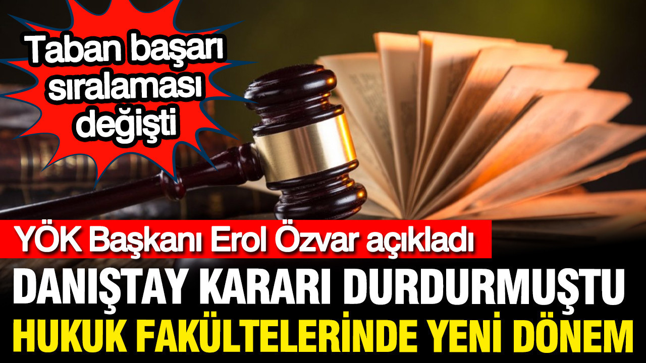 Danıştay YÖK’ün kararını durdurmuştu: Hukukta baraj krizinde son karar