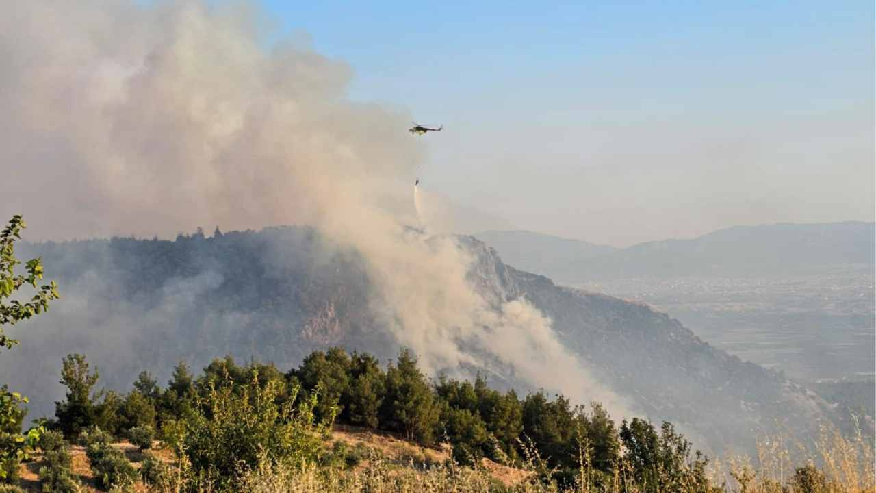 Denizli’deki orman yangını 14 saatte kontrol altına alındı