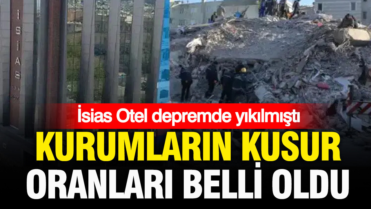 Depremde yıkılan İsias Otel davasında yeni gelişme: Kurumların kusur oranı belli oldu