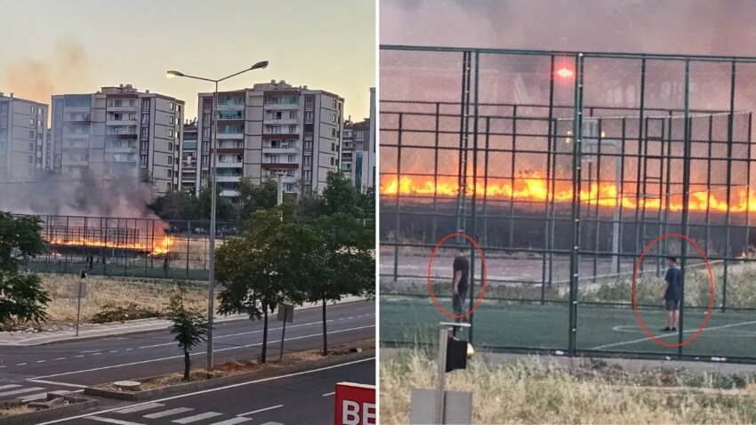 Diyarbakirda yangina ragmen futbol oynamaya devam ettiler LLTqBmzb.jpg