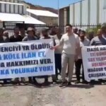 Elazig madendeki iscilerin eylemi 2 gununde hakkimizi alamazsak 24 temmuzda ankaraya yuruyecegiz JljmEcY3.jpg