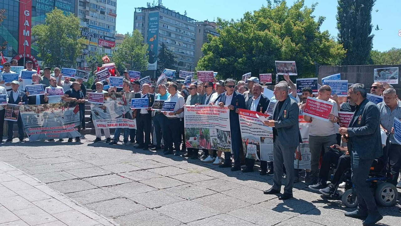 Er şehit aileleri ve gaziler Ankara’da eylemde: “Tek istediğimiz adalet”