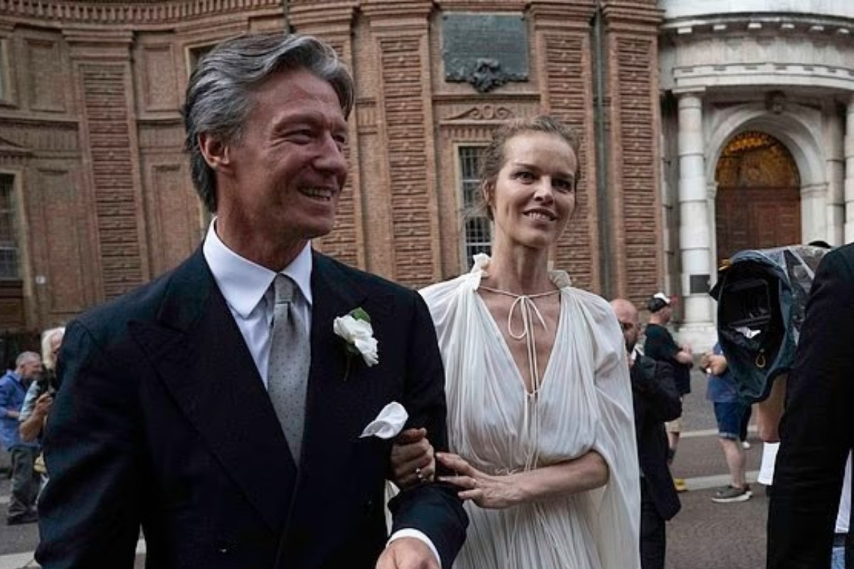 Eva Herzigova, 25 yıldır birlikte olduğu iş insanı Gregorio Marsiaj ile İtalya’da evlendi