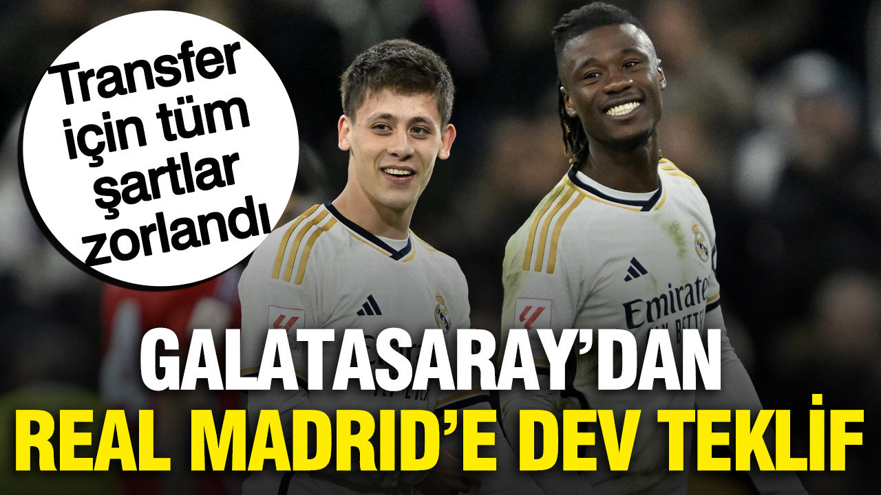 Galatasaray’dan Real Madrid’e dev teklif: Transfer için tüm şartlar zorlandı