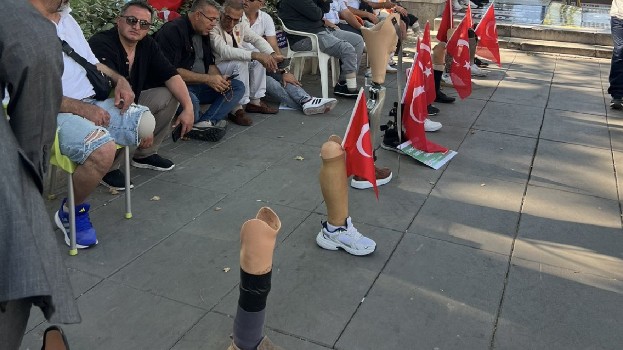 Gaziler Güvenpark’taki eylemlerini sürdürüyor: Haklarımızı alana kadar buradayız