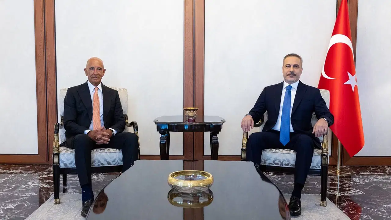 Hakan Fidan, ABD’nin Ankara Büyükelçisi Tom Barrack ile bir araya geldi