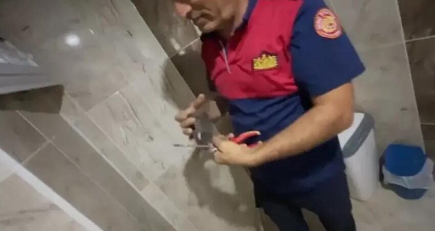 Havalandirma boslugunda mahsur kalan sigircik kurtarildi yGPd3Pxv.jpg