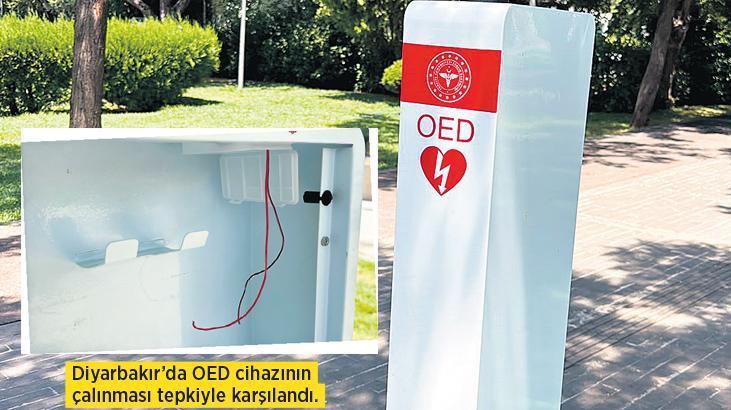 Hayat kurtaran cihazı çaldılar