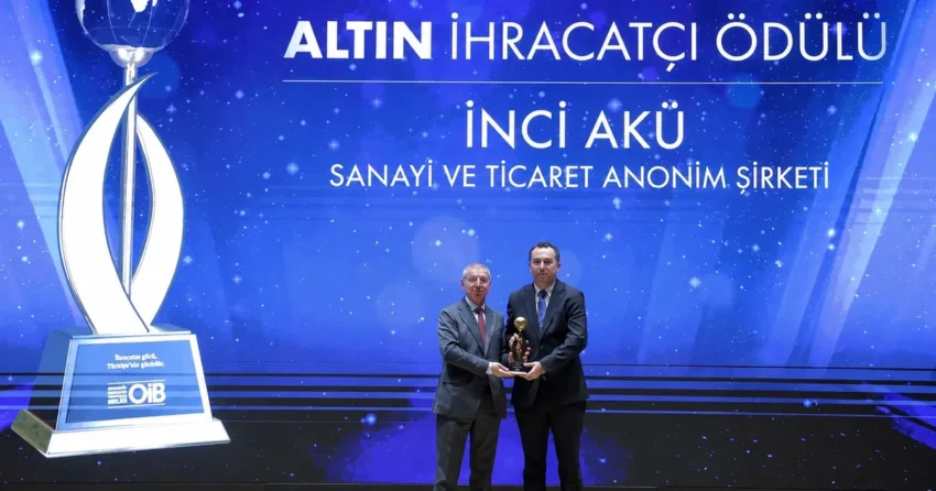 Inci aku ihracattaki guclu performansini bir kez daha altin ihracat odulu ile taclandirdi INuTUtOU.webp
