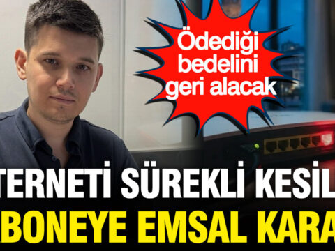 Interneti surekli kesilen aboneye emsal karar odedigi bedelini geri alacak WyOAJWPC.jpg