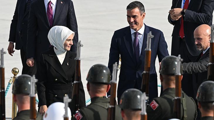 İspanya Başbakanı Pedro Sanchez, Ankara’ya geldi