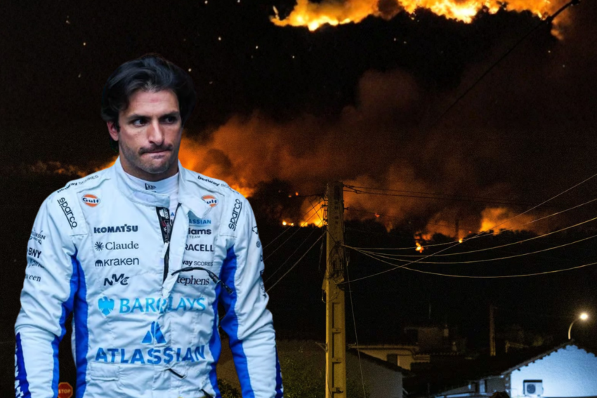 Ispanyol pilot carlos sainz formula 1 icin macaristanda yuregi ise memleketindeki yanginda yanan evde MnW7tYUW.png