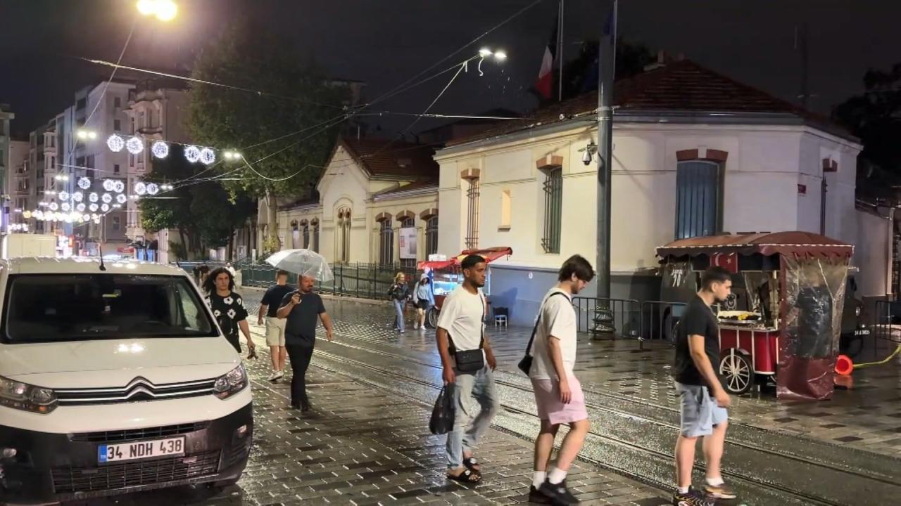 İstanbul’da sağanak etkili oluyor